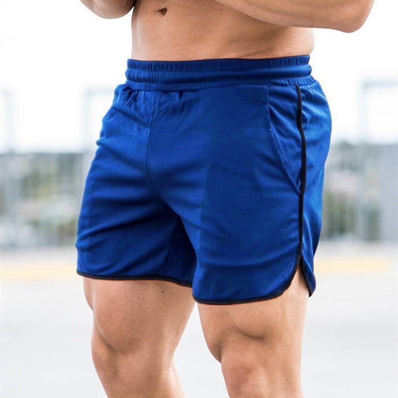 Leichte Sportshorts für Herren – Trainingsshorts mit Kordelzug, elastischem Bund und Seitentaschen für Fitnessstudio und Freizeit