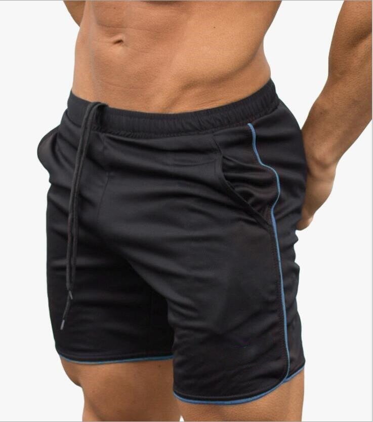 Leichte Sportshorts für Herren – Trainingsshorts mit Kordelzug, elastischem Bund und Seitentaschen für Fitnessstudio und Freizeit