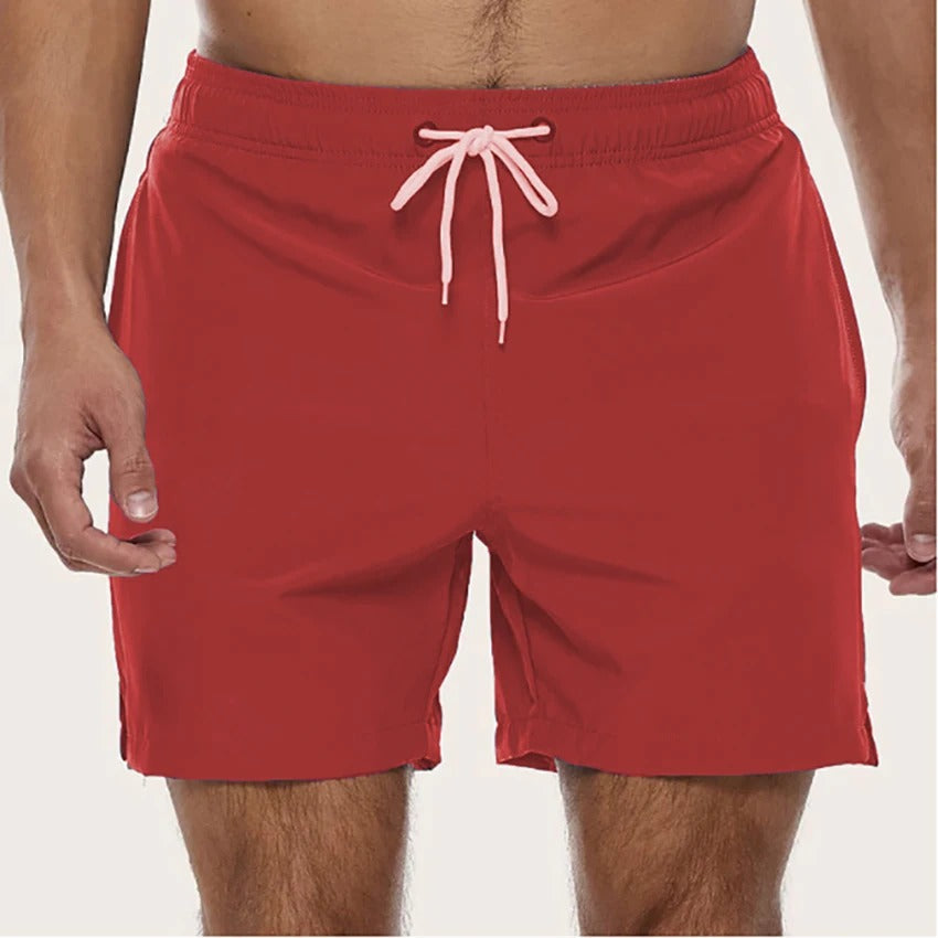 Bañadores para hombre con cintura de cordón y longitud media