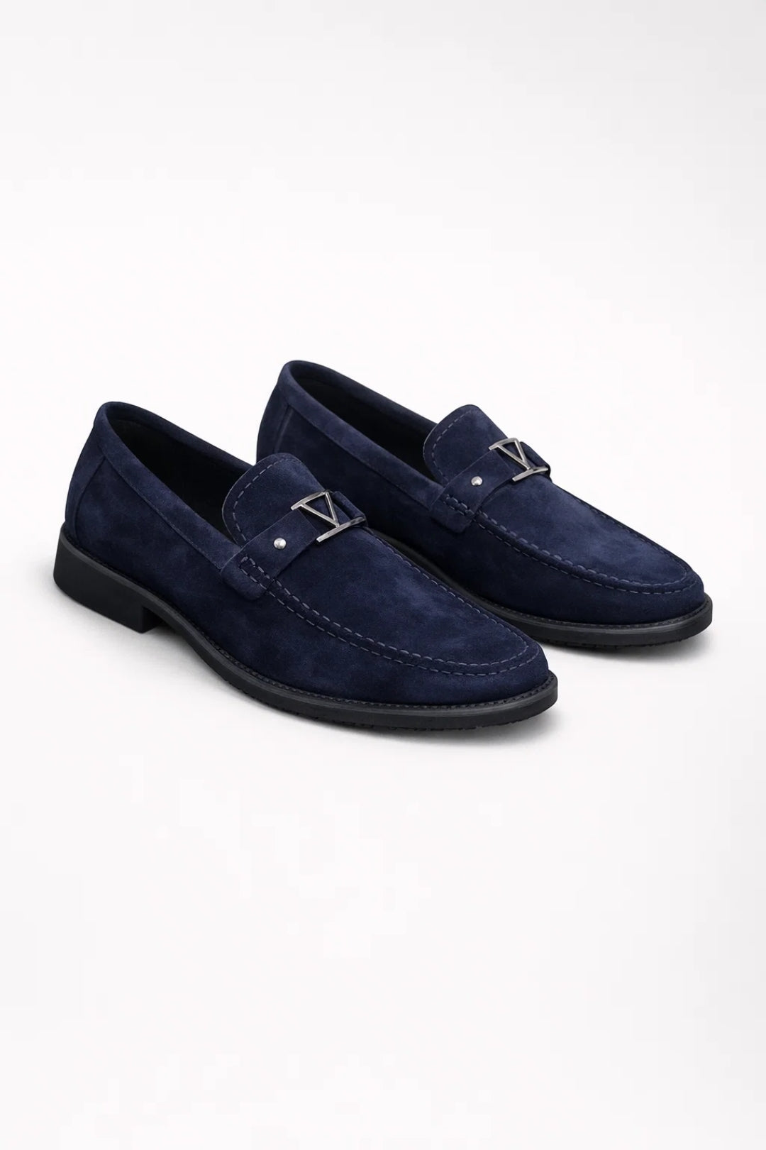Herres metalbit loafers med moc toe, smarte sko