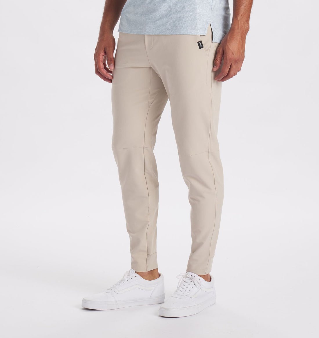 Pantaloni bărbătești elastici, cu croială slim - pantaloni casual conici, cu buzunare laterale, pentru purtare zilnică