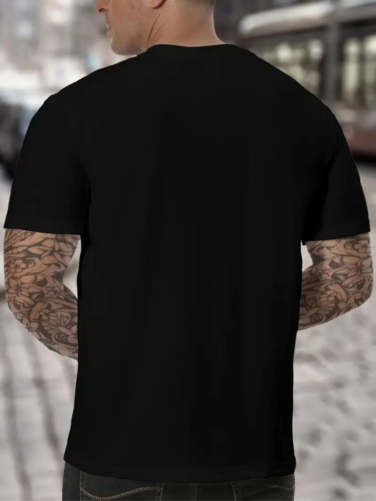 Pánské tričko s vysokým límcem, měkké a pohodlné, s dlouhým rukávem, minimalistické, ležérní, na každodenní vrstvení