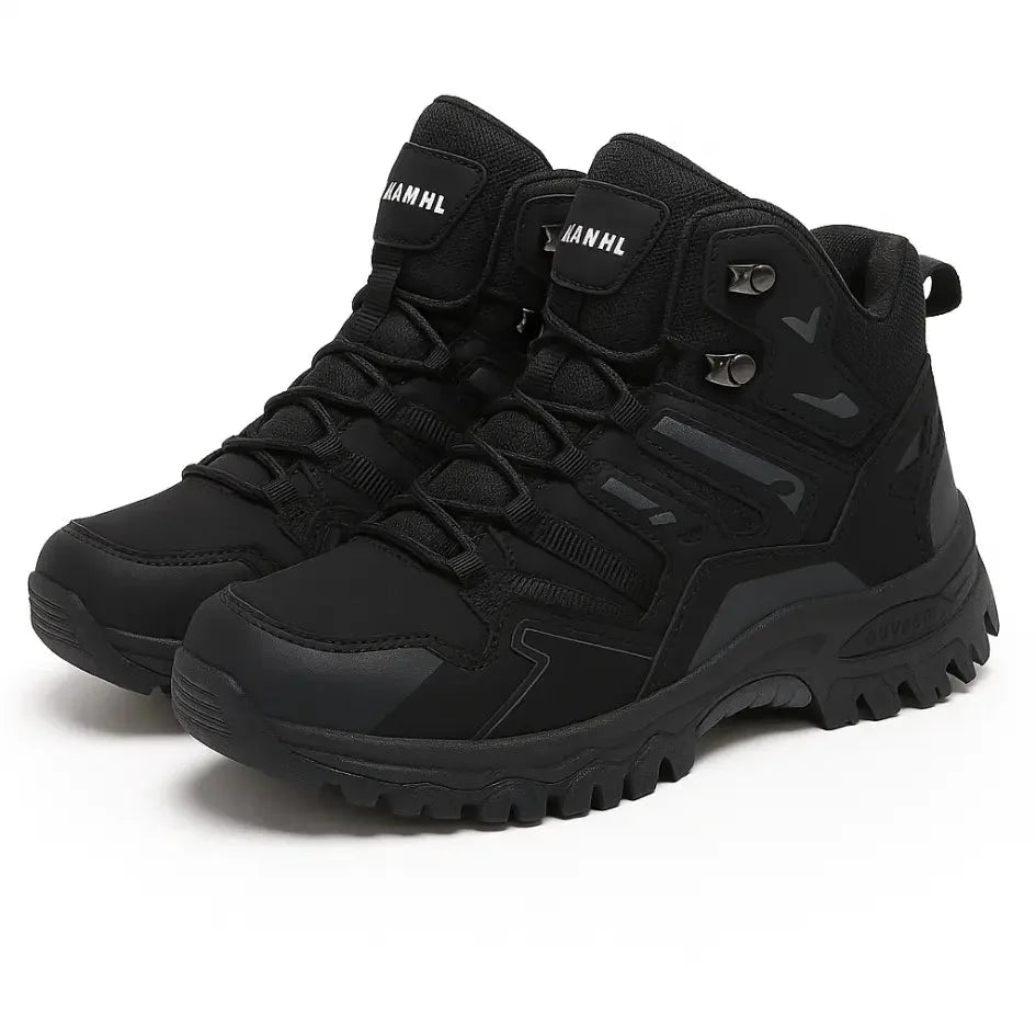 Scarpe da trekking alte da donna - Sneakers leggere e traspiranti con lacci e suola antiscivolo per passeggiate, trekking e sentieri