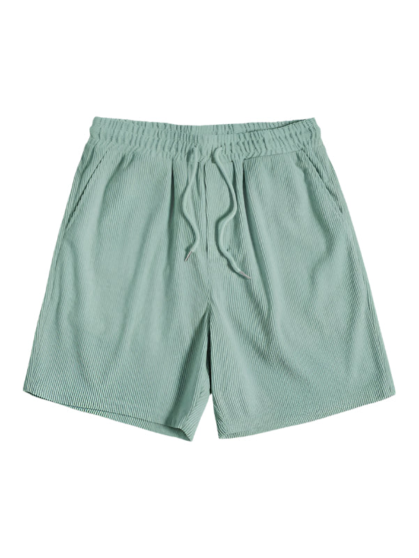 Conjunto minimalista de verano para hombre Camisa de manga corta y pantalones cortos Ropa casual ligera y transpirable