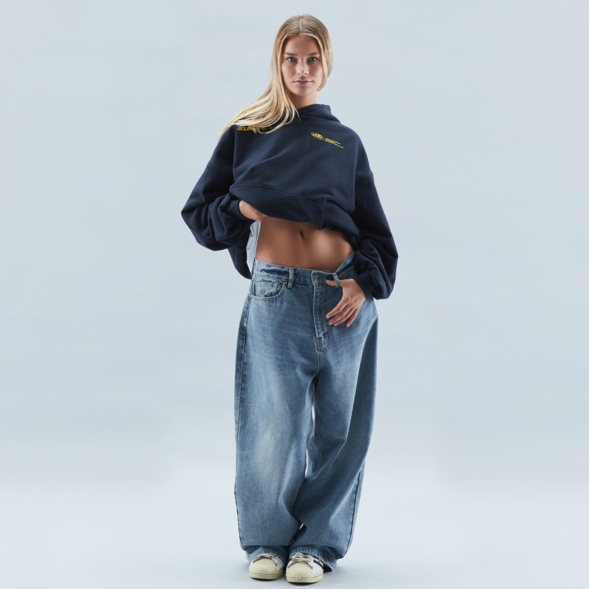 Damska bluza z kapturem Love Premium Komfortowa Nowoczesna Minimalistyczna Trwała Codzienna Casualowa Pulower
