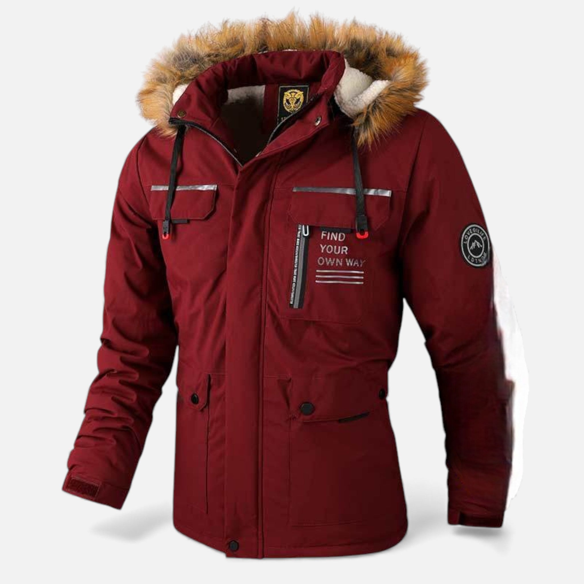 Valmonti | Men’s Windproof Parka – Classic Insulated Hooded Parka