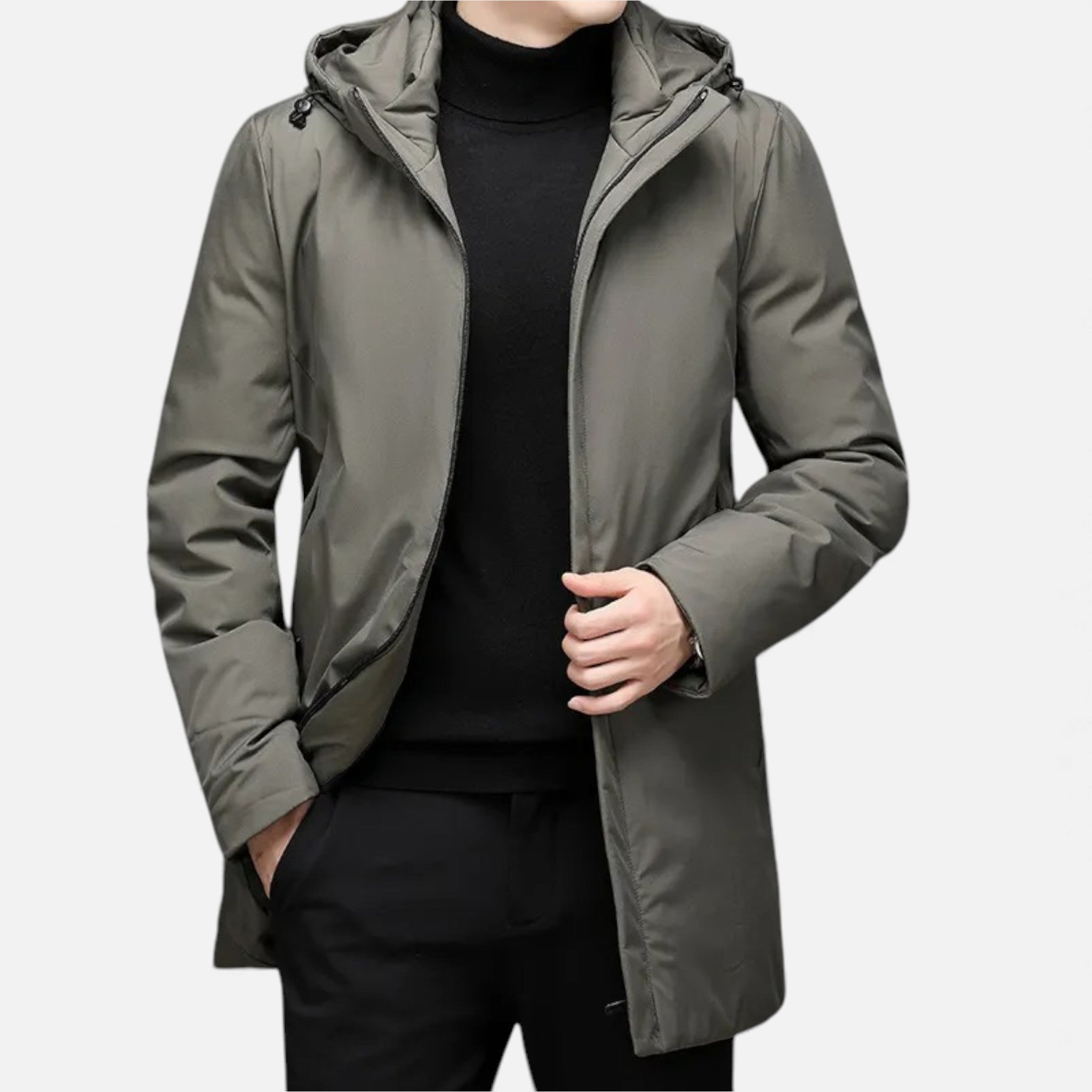 Valmonti | Men’s Hooded Cotton Winter Coat – Classic Padded Coat