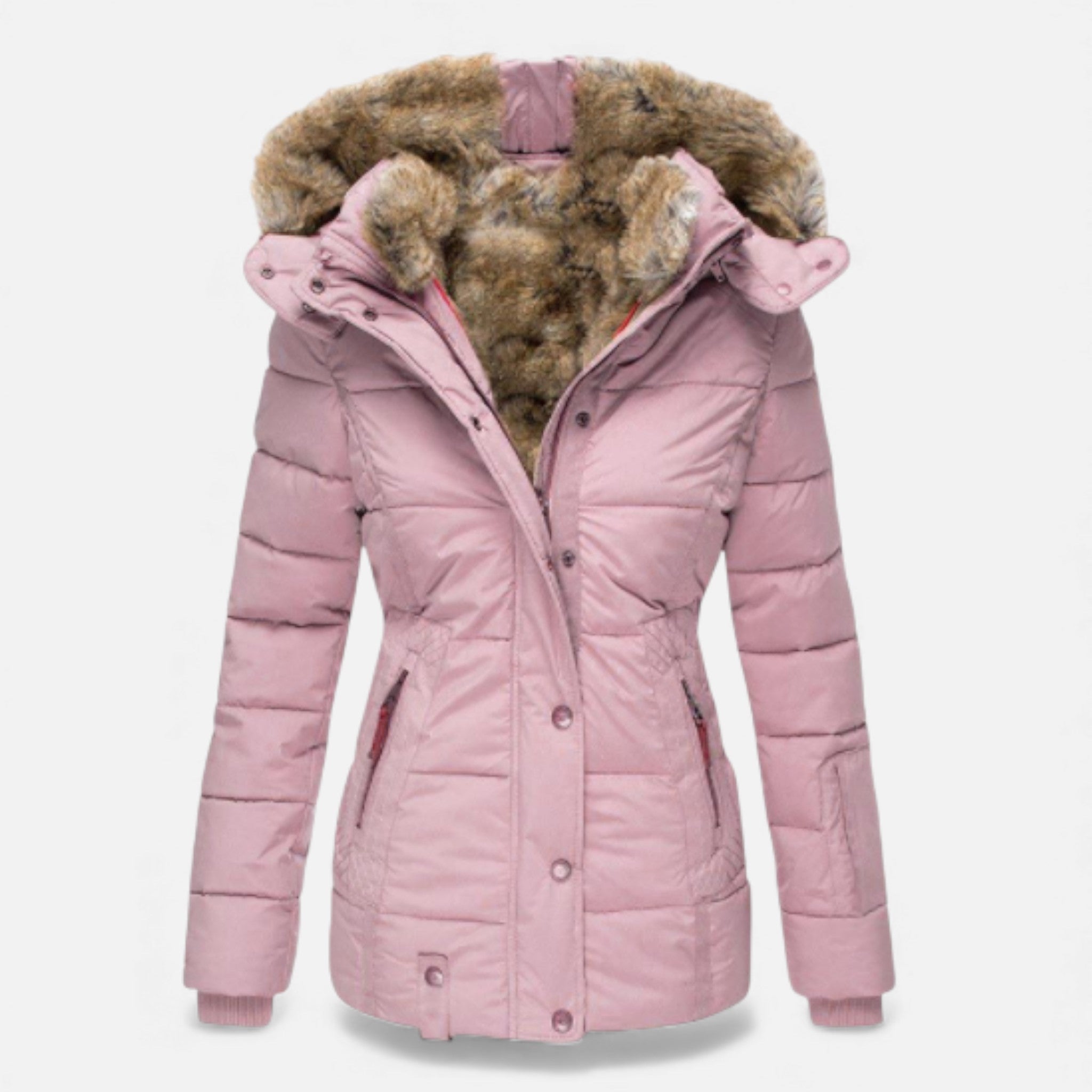 Valmonti | Women’s Cotton Zip-Up Hooded Jacket – Slim Classic Jacket