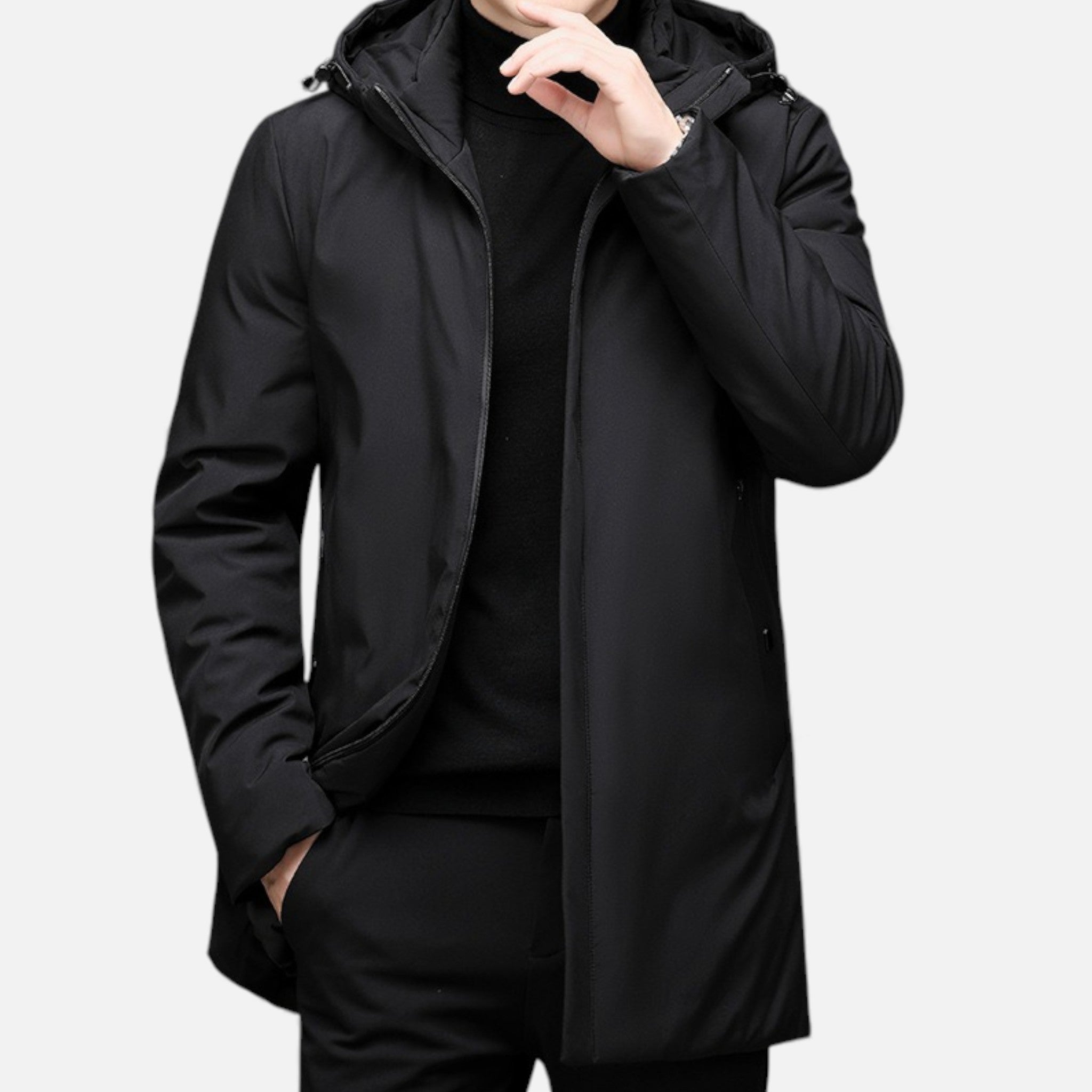 Valmonti | Men’s Hooded Cotton Winter Coat – Classic Padded Coat