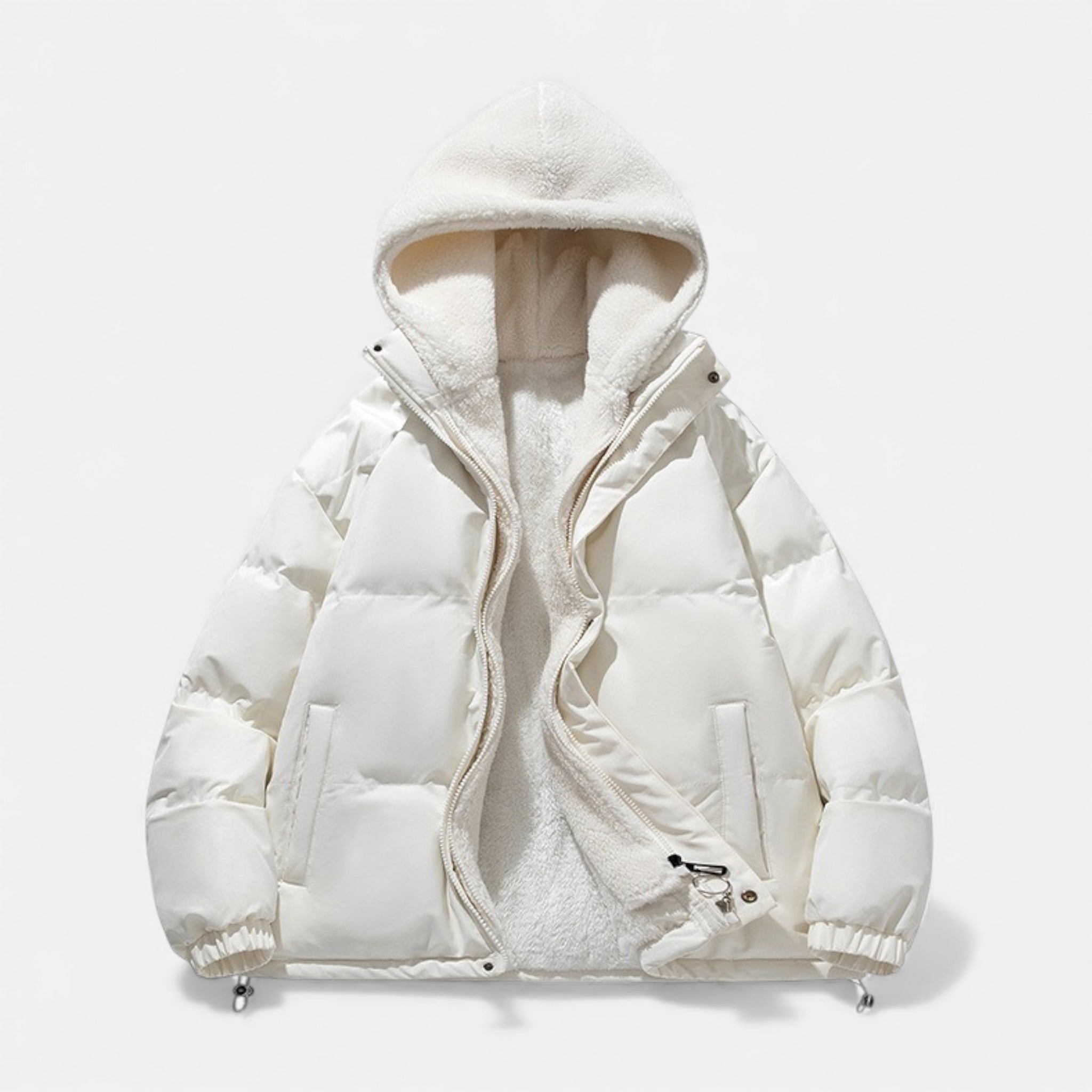 Valmonti | Men’s Cotton Fleece Jacket – Classic Warm Winter Jacket