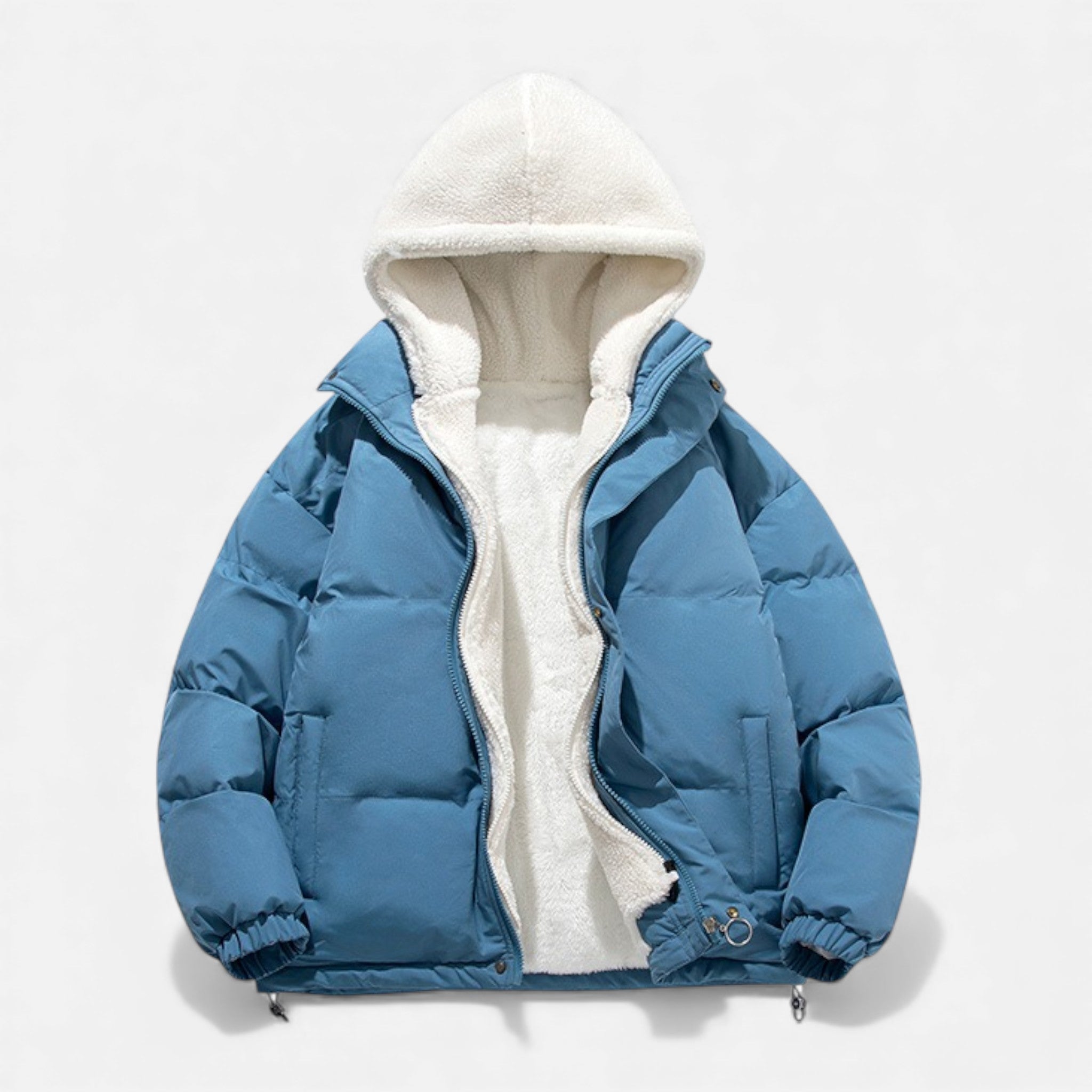 Valmonti | Men’s Cotton Fleece Jacket – Classic Warm Winter Jacket