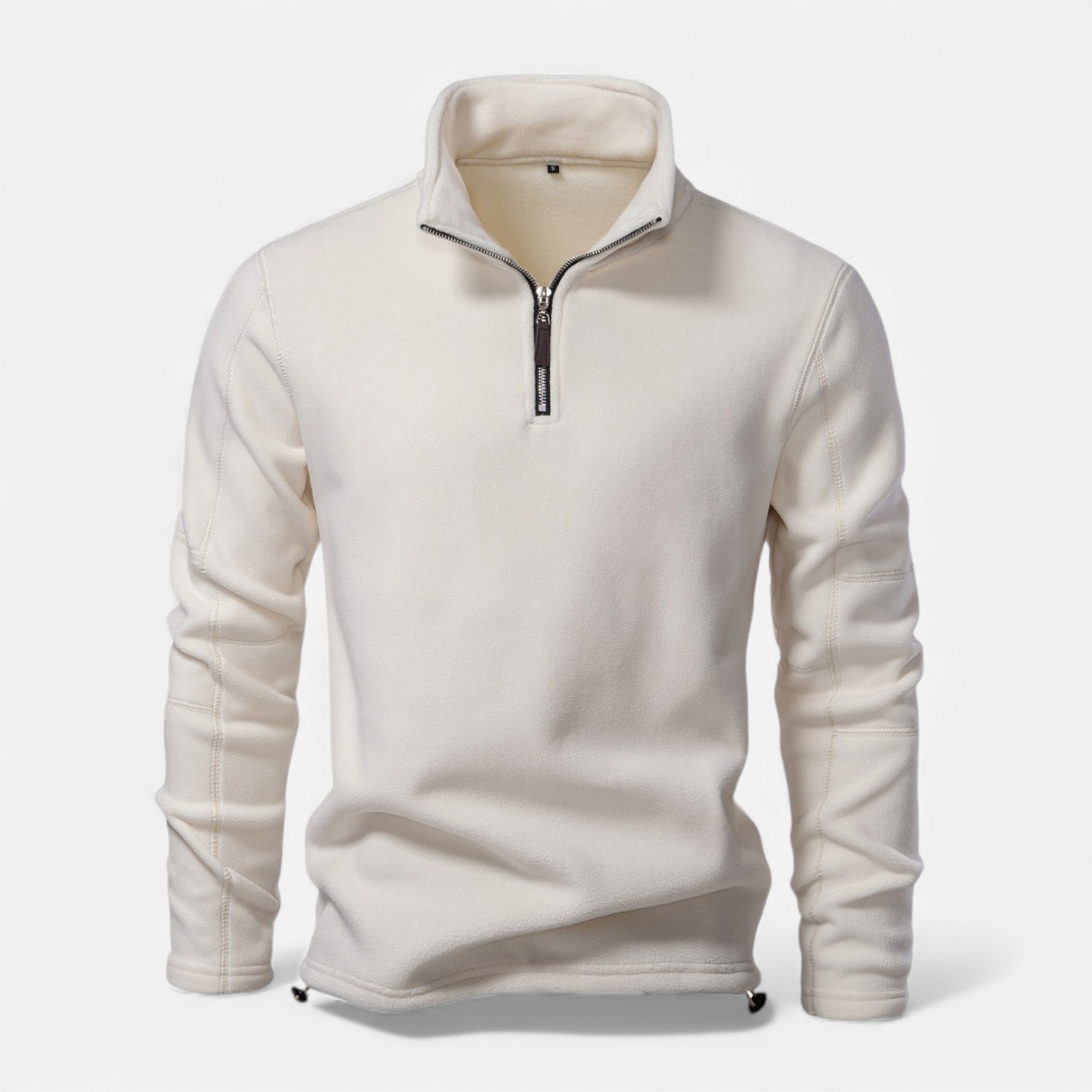 Valmonti | Men’s Fleece Zipper Pullover – Stand-Collar Sweatshirt