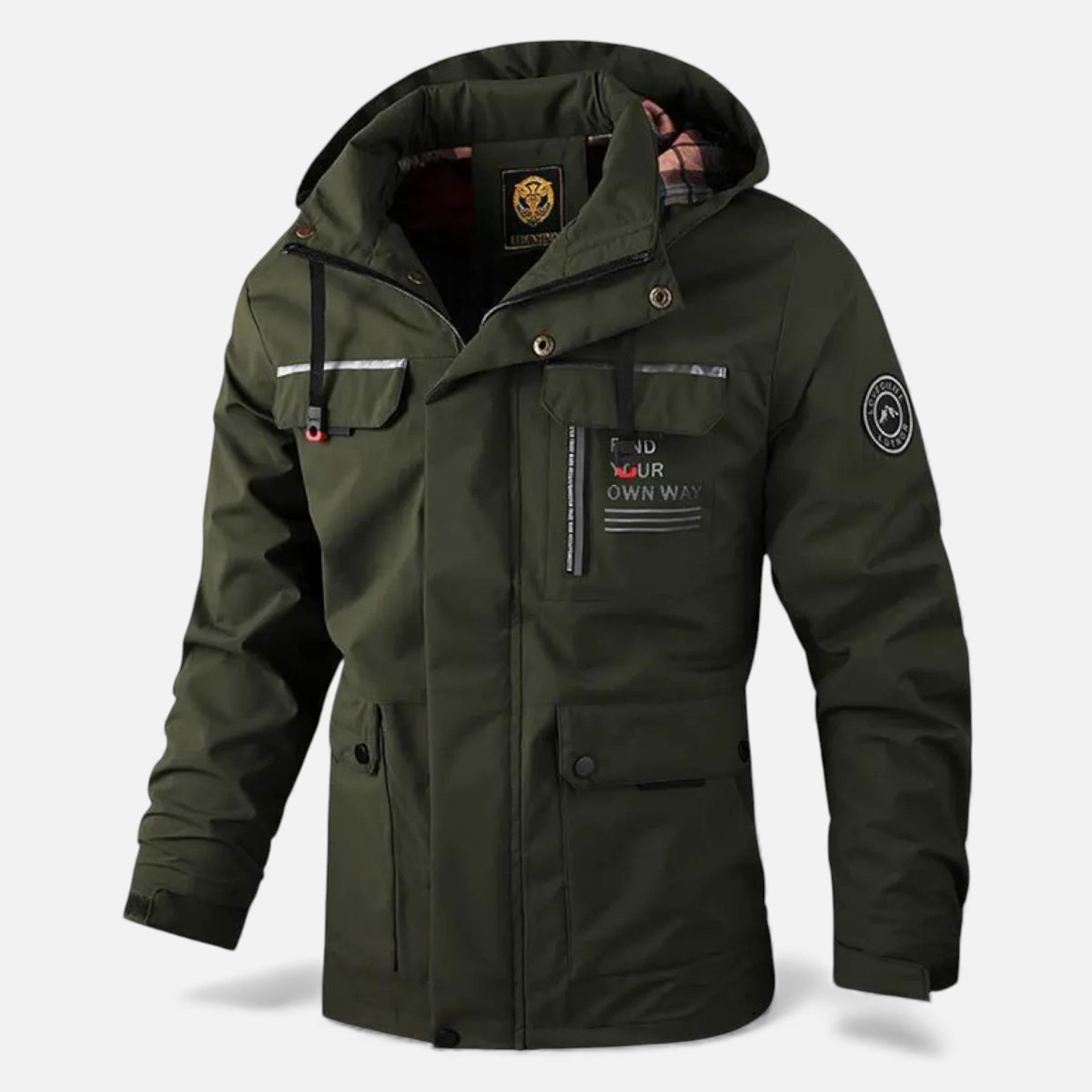 Valmonti | Men’s Windproof Parka – Classic Insulated Hooded Parka