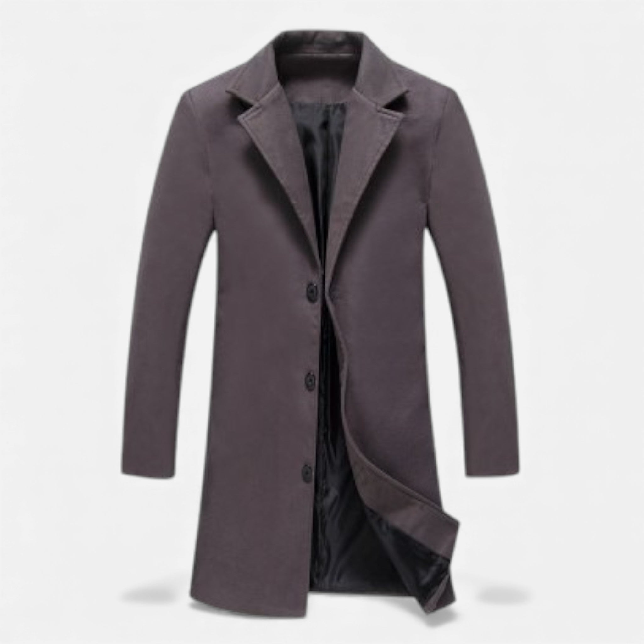 Valmonti | Men’s Wool Overcoat – Classic Business Coat