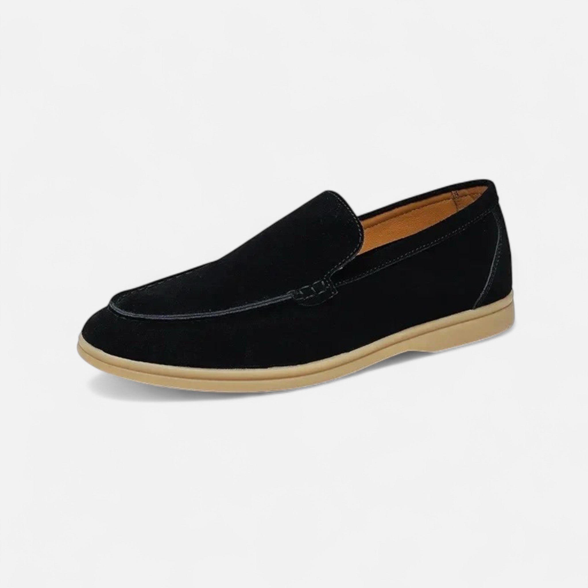 Valmonti | Man’s Old Money Suede Loafers