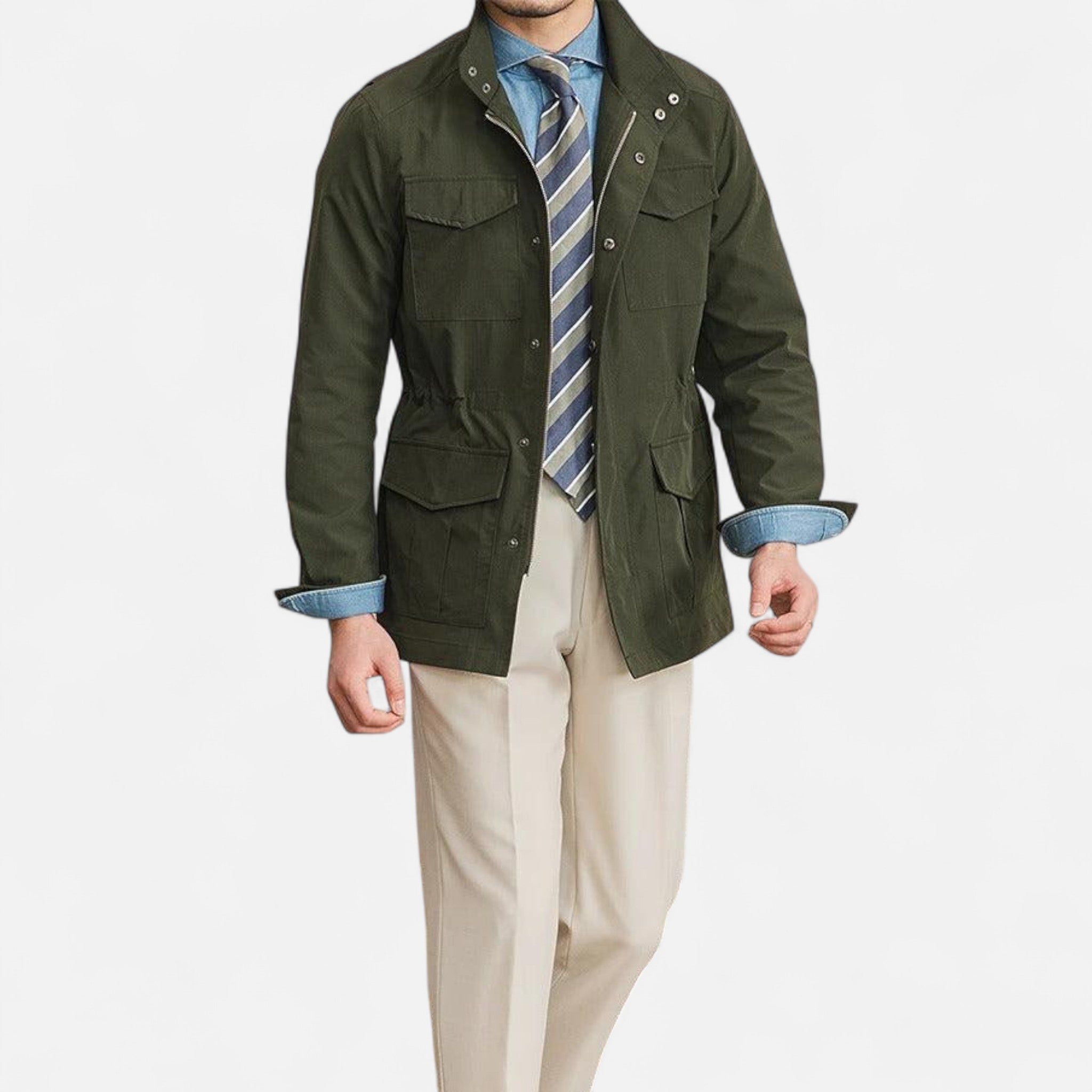 Valmonti | Men’s Raincoat – Old Money Hunting Elegance