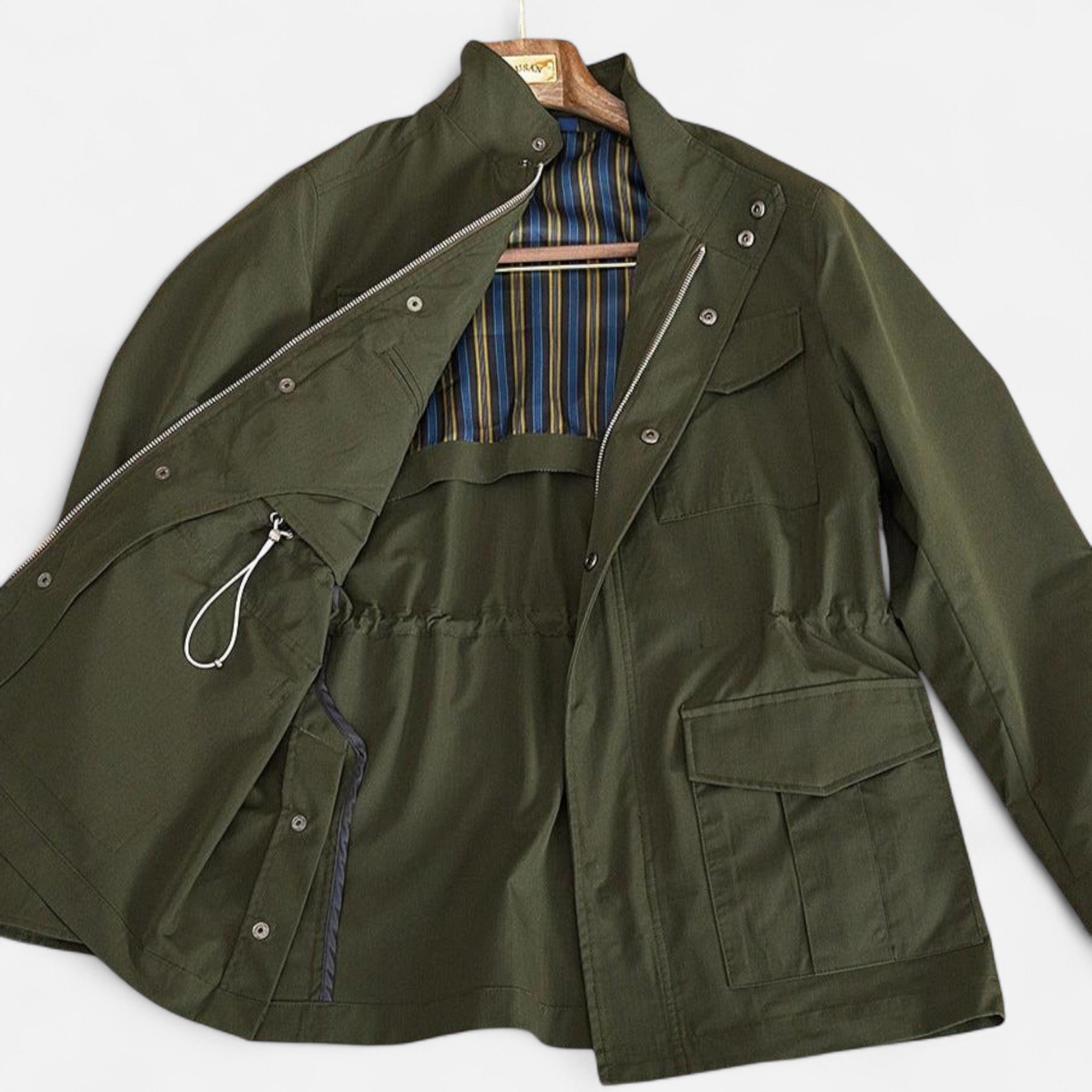 Valmonti | Men’s Raincoat – Old Money Hunting Elegance