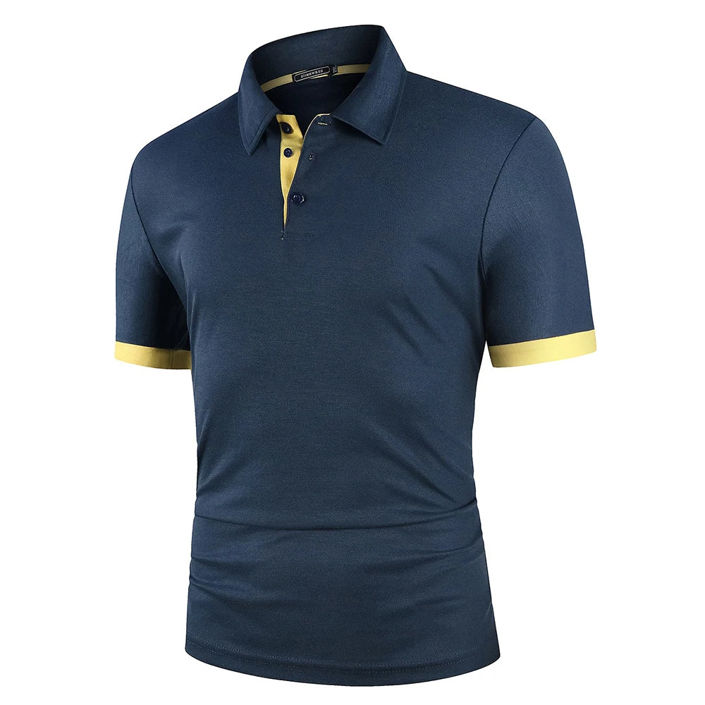 Męska klasyczna letnia koszulka polo Lekka Oddychająca Wygodna Elegancka na co dzień