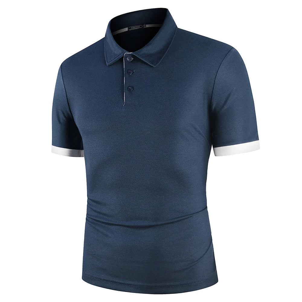 Męska klasyczna letnia koszulka polo Lekka Oddychająca Wygodna Elegancka na co dzień