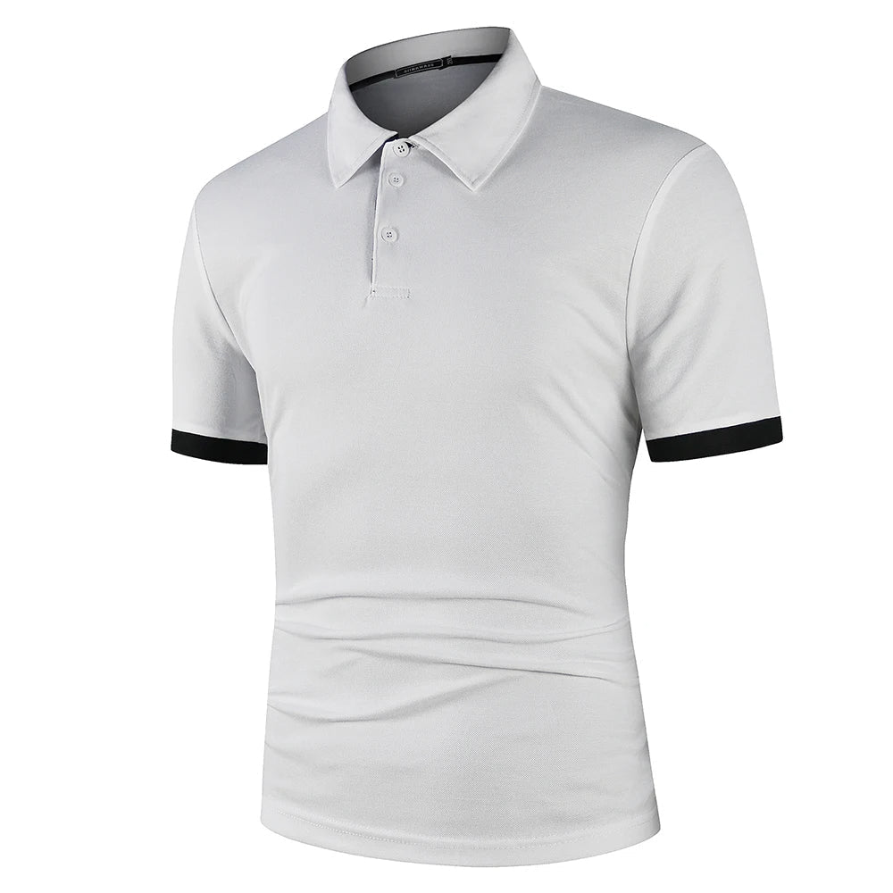 Męska klasyczna letnia koszulka polo Lekka Oddychająca Wygodna Elegancka na co dzień