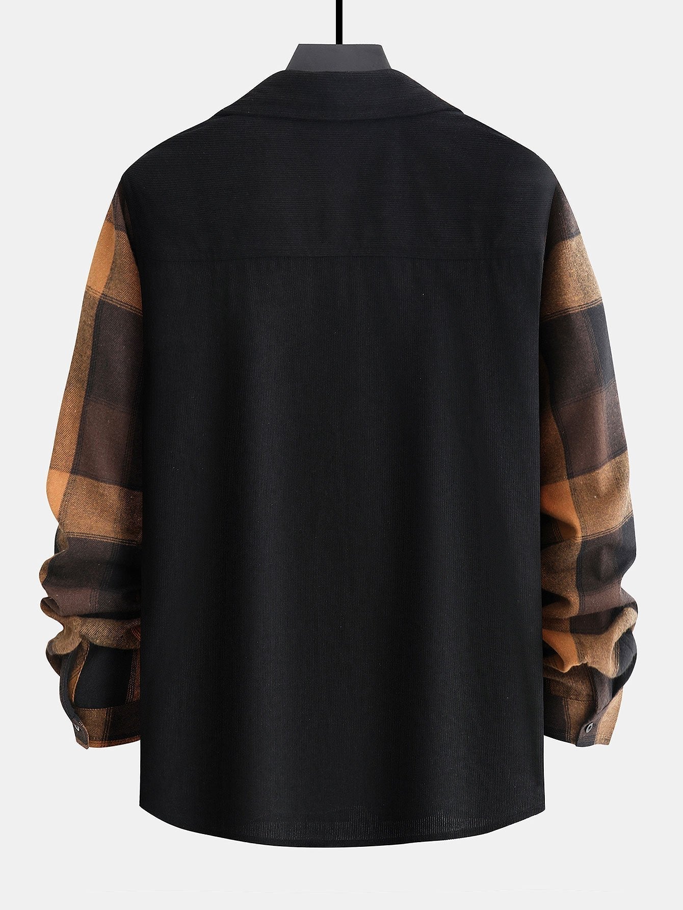 Men’s Corduroy Co-Ord with Overshirt and Joggers – Relaxed Printed Casual Set