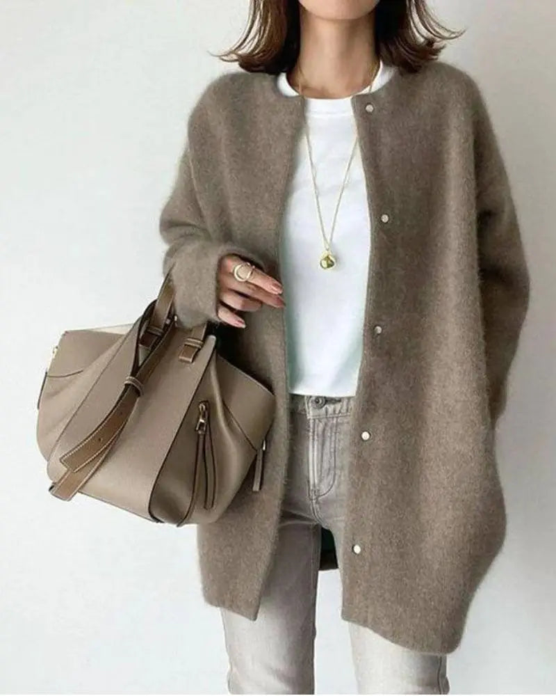Cardigan in Lana da Donna – Strato Elegante, Leggero e Caldo per l'Uso Quotidiano