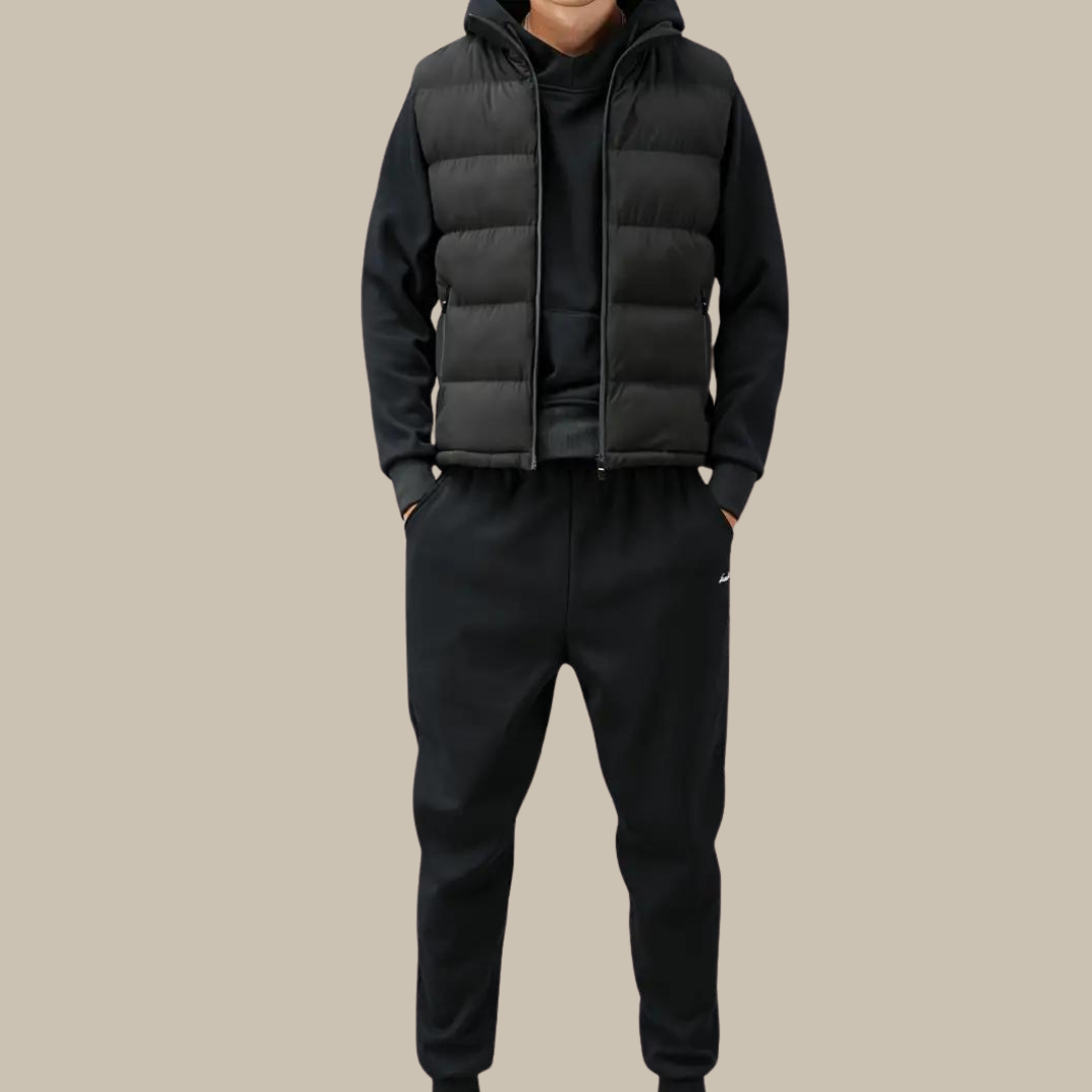 Men’s Quilted Bodywarmer Water Resistant Lightweight Gilet Casual Smart Layering Outdoor Everyday Wear