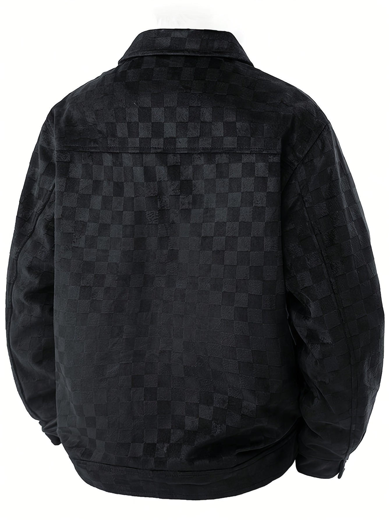Chaqueta utilitaria para hombre con botones a presión estampados y bolsillos en el pecho