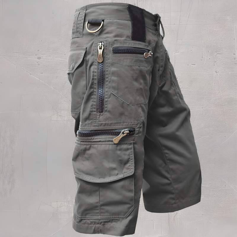 Men’s Tactical Utility Shorts – Rugged Multi-Pocket Cargo Style for Outdoor Wear