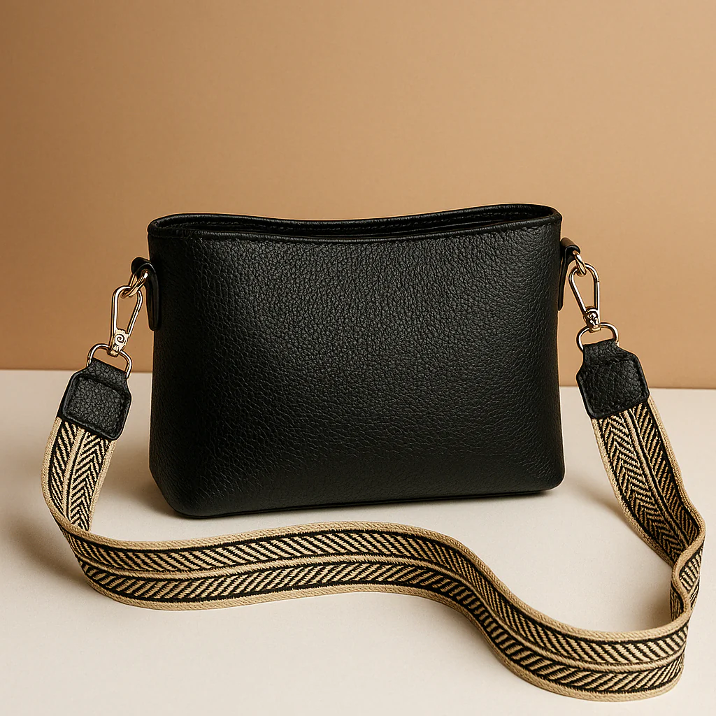 Women’s Compact Crossbody Bag with Adjustable Wide Strap – Lightweight Everyday Shoulder Style for Work and Travel