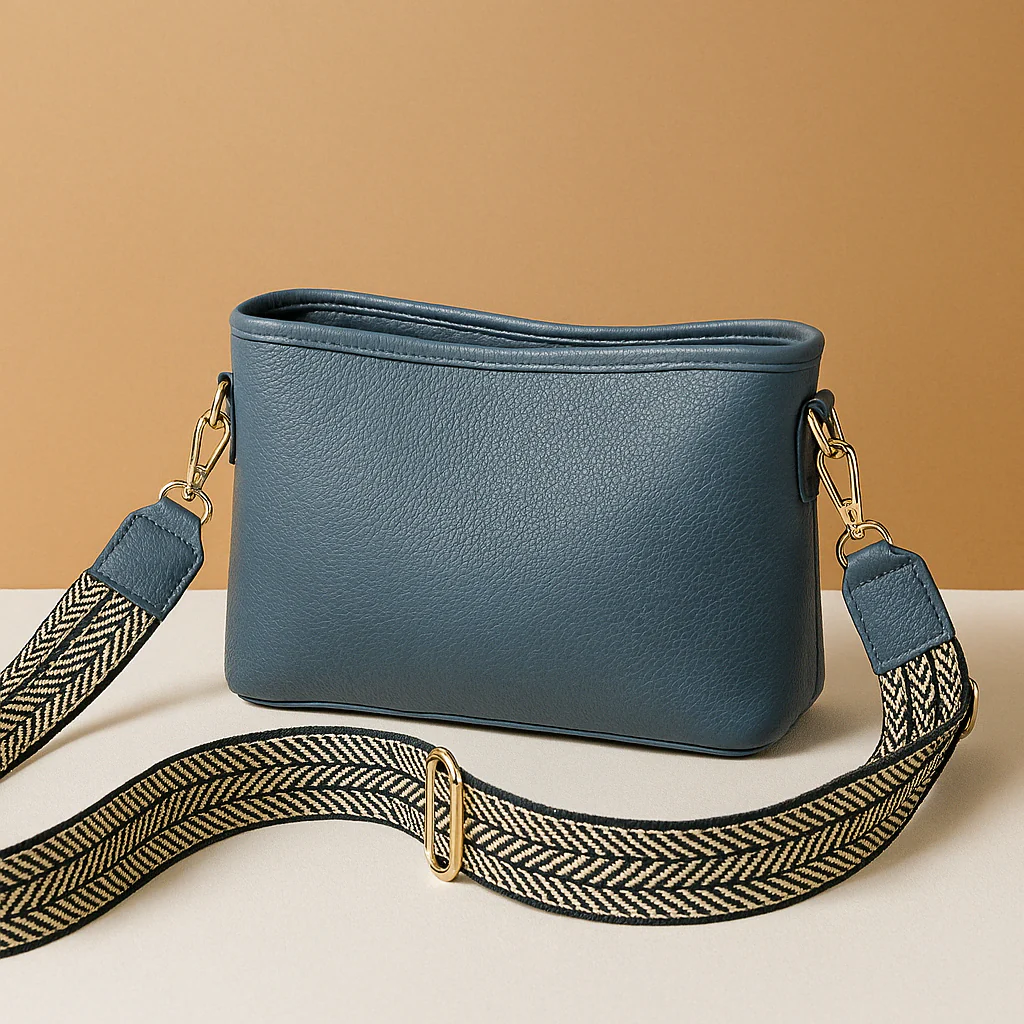 Women’s Compact Crossbody Bag with Adjustable Wide Strap – Lightweight Everyday Shoulder Style for Work and Travel