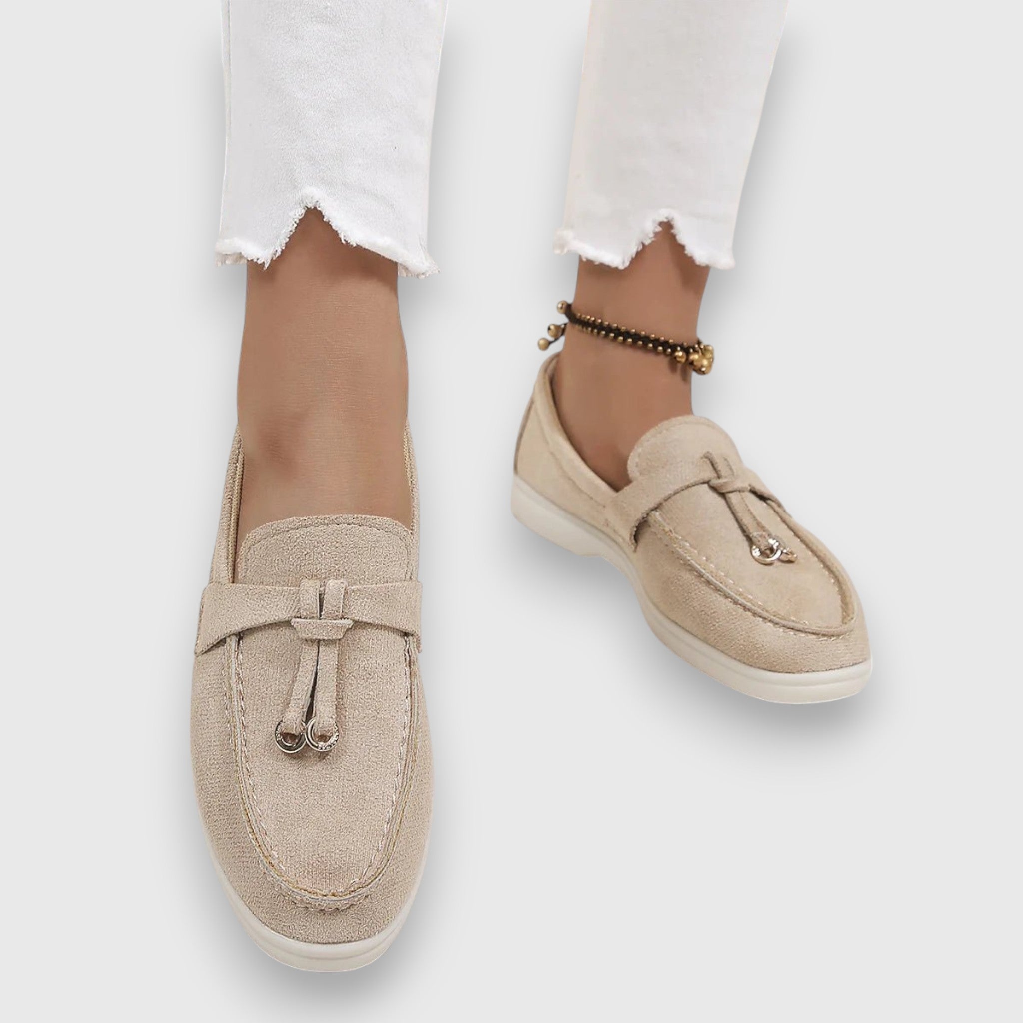 Women’s Tassel Detail Loafers Slip-On Flat Everyday Shoes
