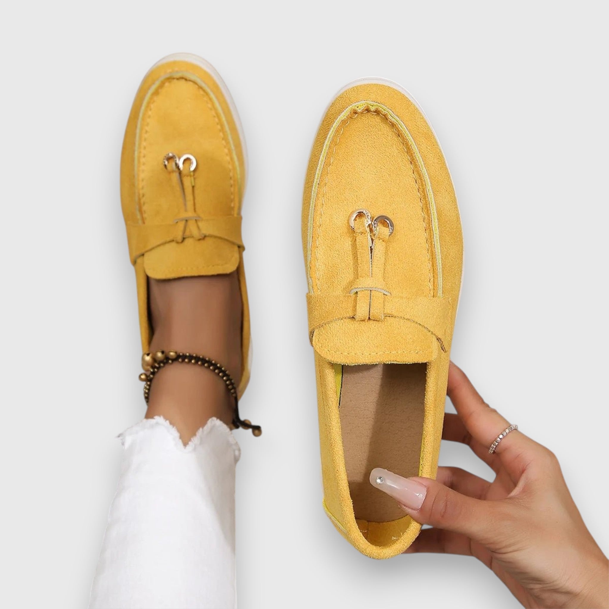 Women’s Tassel Detail Loafers Slip-On Flat Everyday Shoes