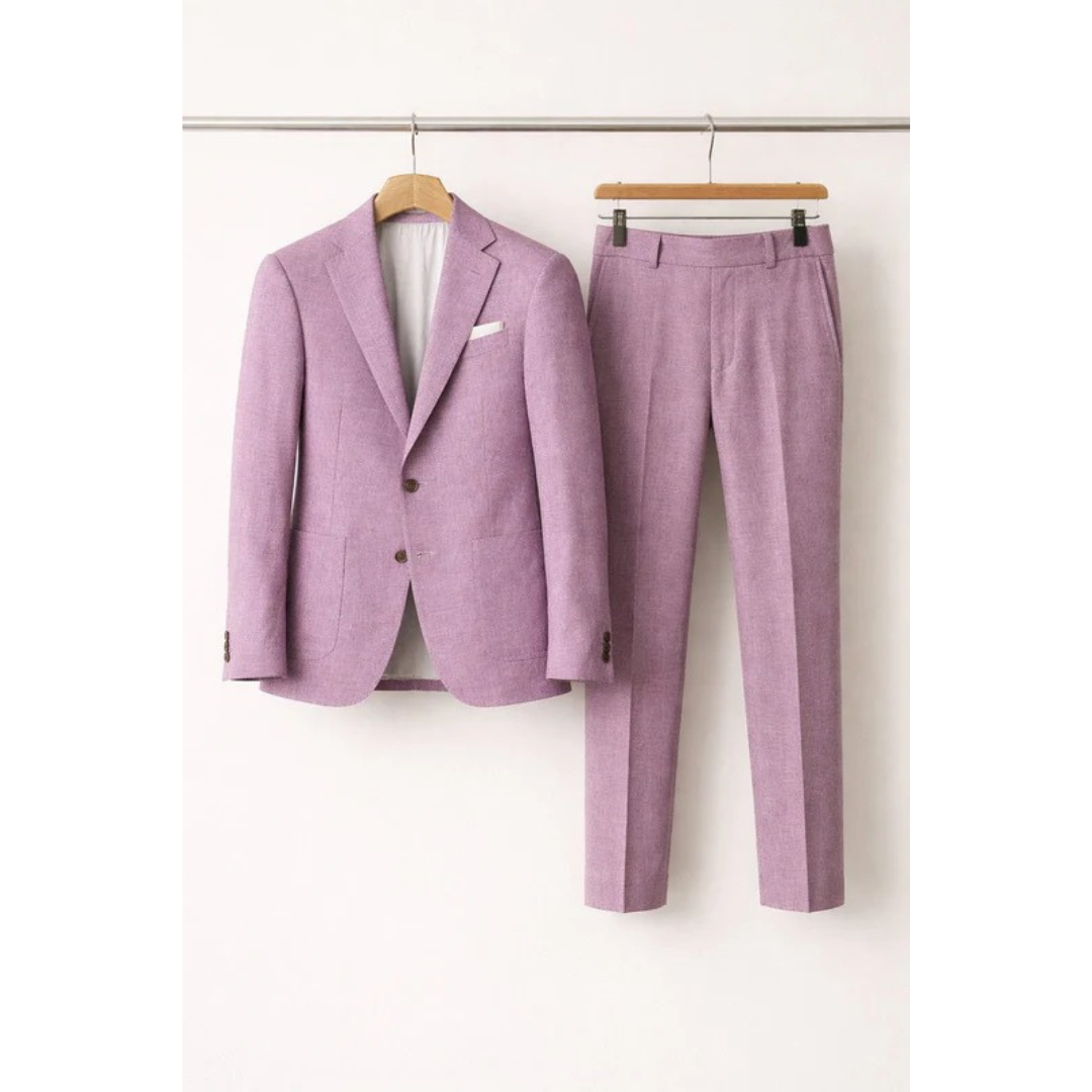 Men’s Tailored Two-Piece Suit – Modern Business Style for Events and Smart Casual Wear