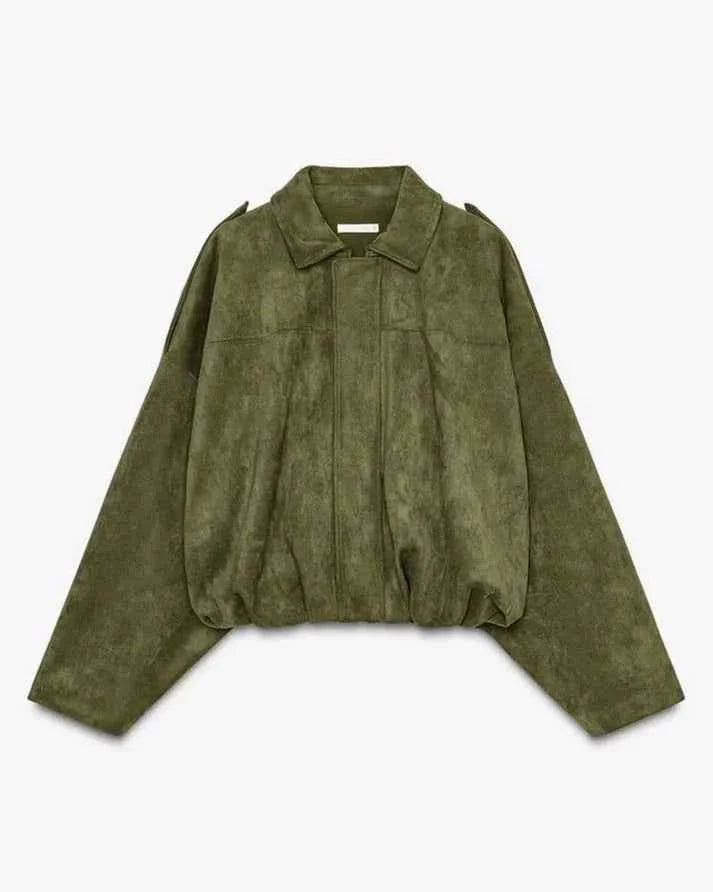 Women’s Oversized Collared Jacket – Relaxed Casual Layer for City and Everyday Wear