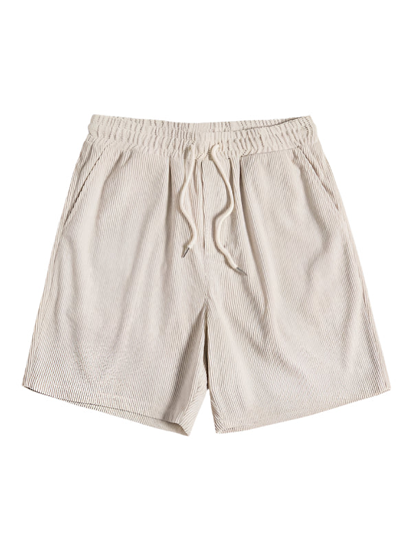 Conjunto minimalista de verano para hombre Camisa de manga corta y pantalones cortos Ropa casual ligera y transpirable