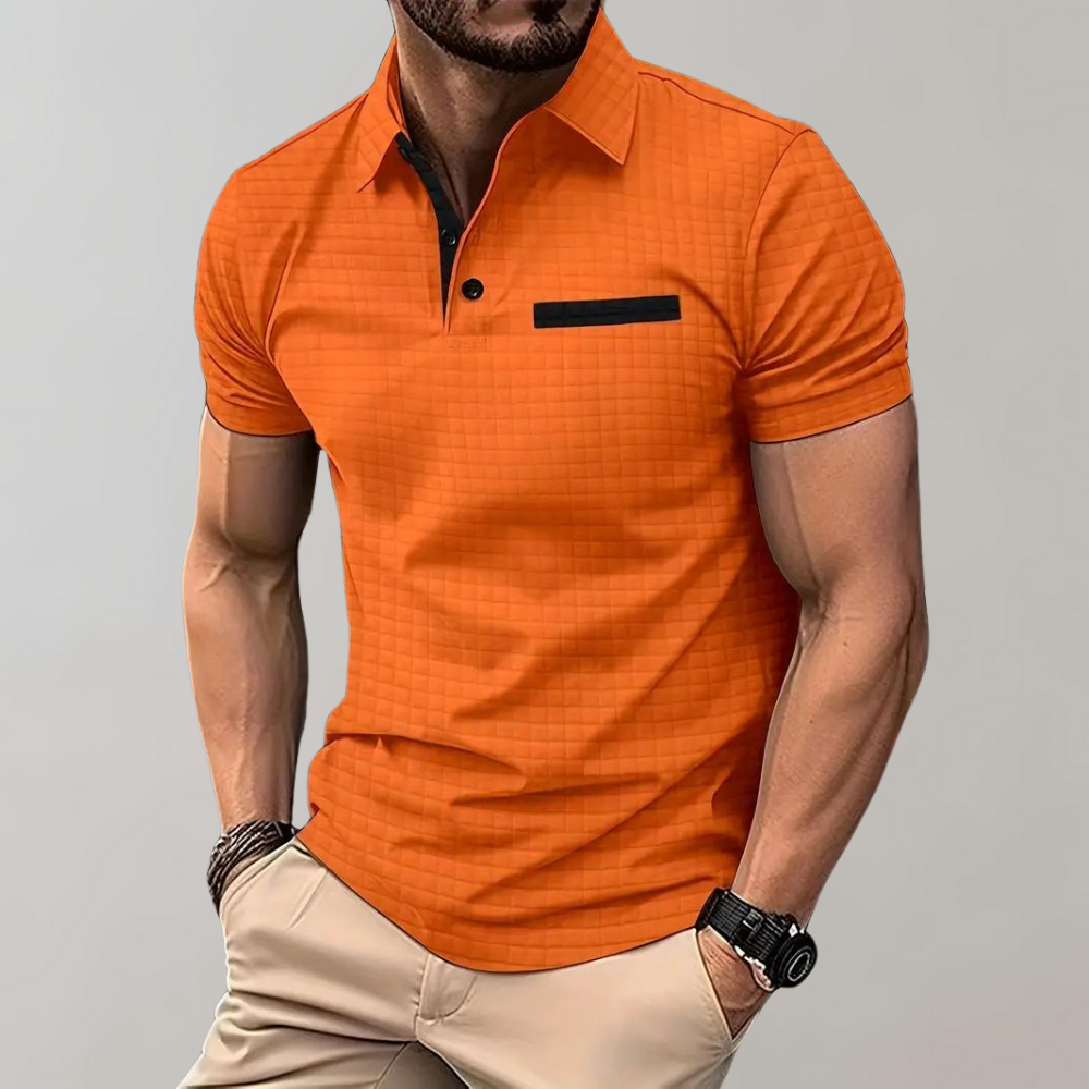 Tricou Polo Bărbați Clasic Elegant Casual Confortabil Respirabil Durabil Pentru Uz Zilnic