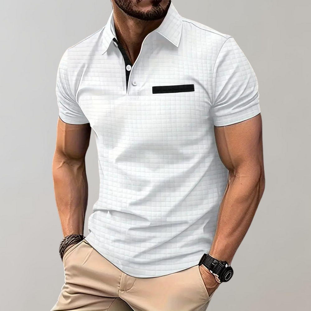 Tricou Polo Bărbați Clasic Elegant Casual Confortabil Respirabil Durabil Pentru Uz Zilnic