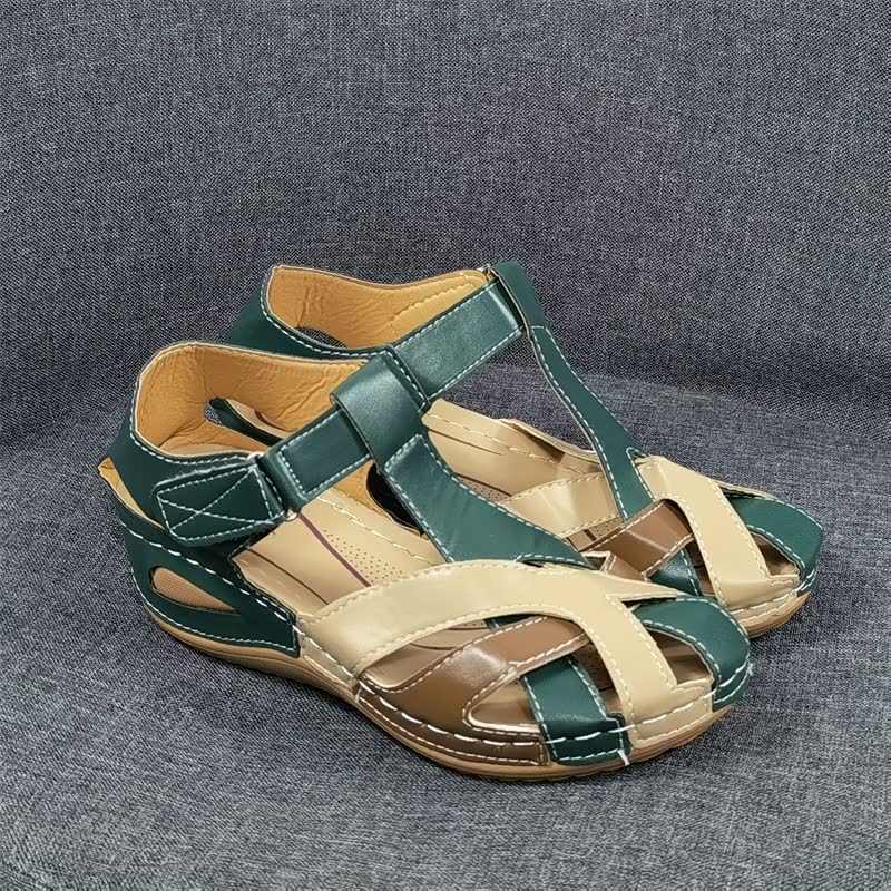 Sandale confortabile pentru femei cu multiple curele, suportive, casual, pentru mers pe jos