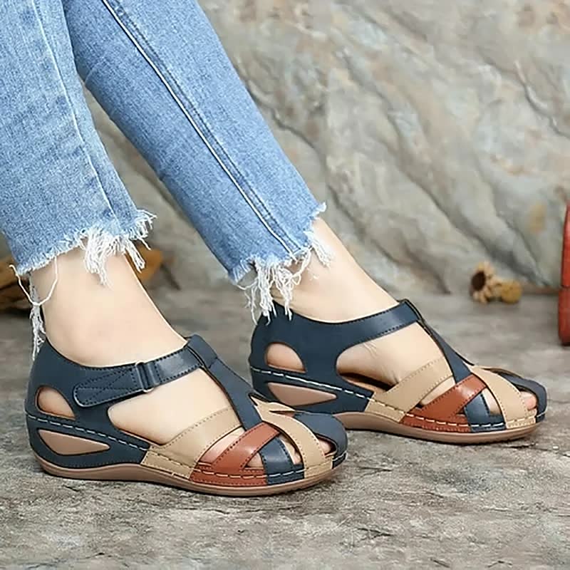 Women’s Comfort Sandals Multi Strap Supportive Casual Walking Shoes