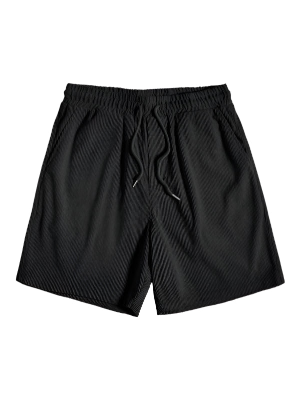 Conjunto minimalista de verano para hombre Camisa de manga corta y pantalones cortos Ropa casual ligera y transpirable