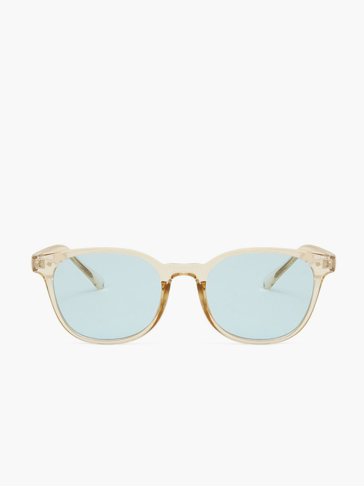 Occhiali da sole donna con montatura rotonda, leggeri, protezione UV, moda eyewear