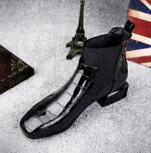 Botas de cuero para mujer con comodidad – Calzado casual diario duradero, con soporte y estilo