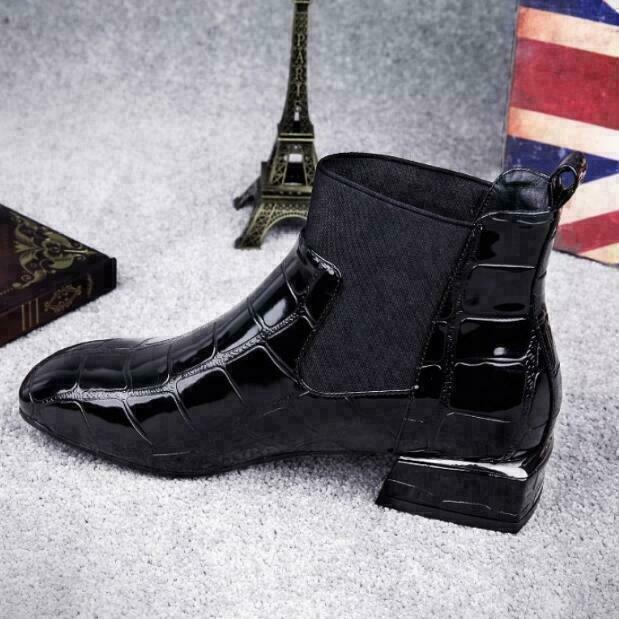 Botas de cuero para mujer con comodidad – Calzado casual diario duradero, con soporte y estilo