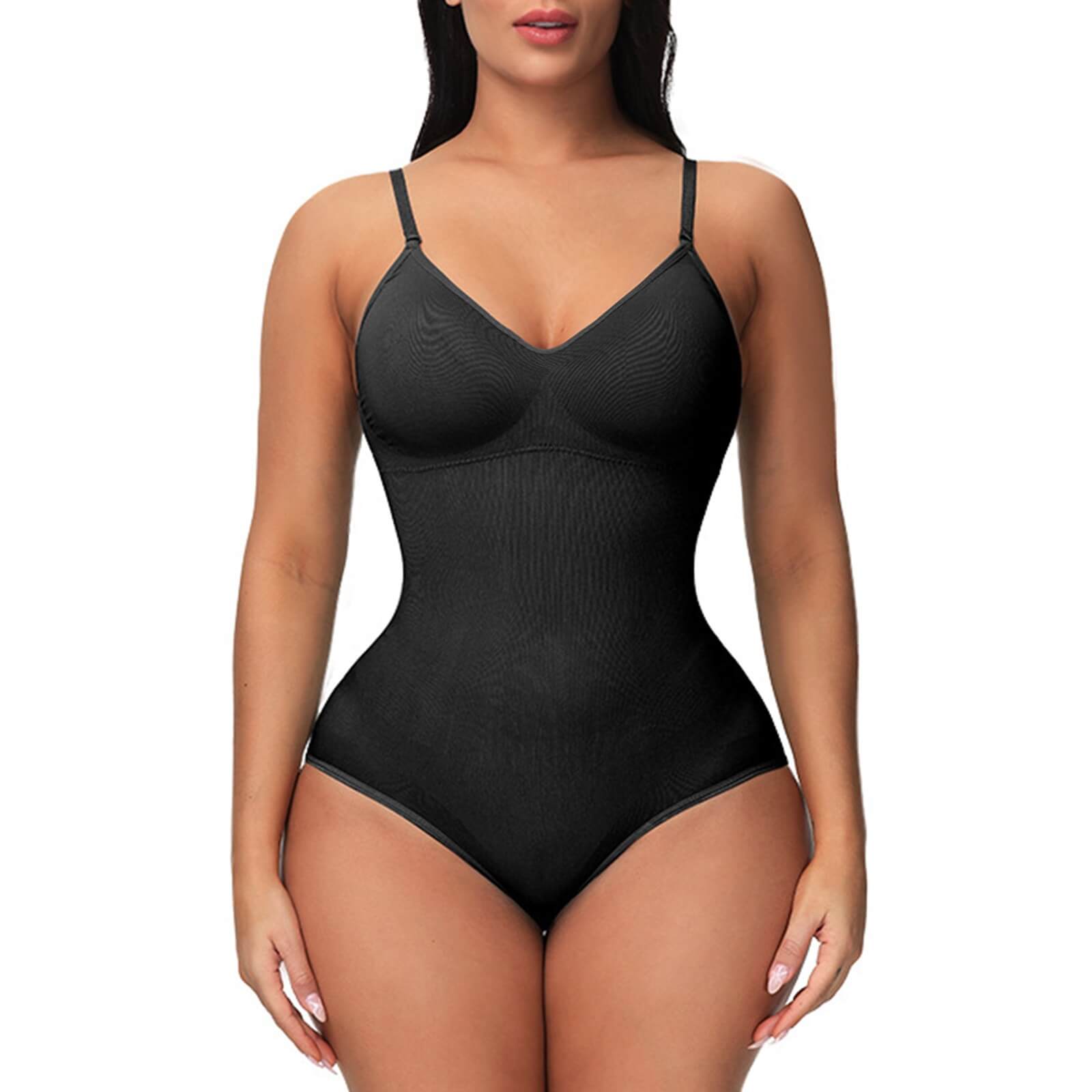 Body moldeador sin costuras para mujer, ajuste esculpido, tirantes ajustables