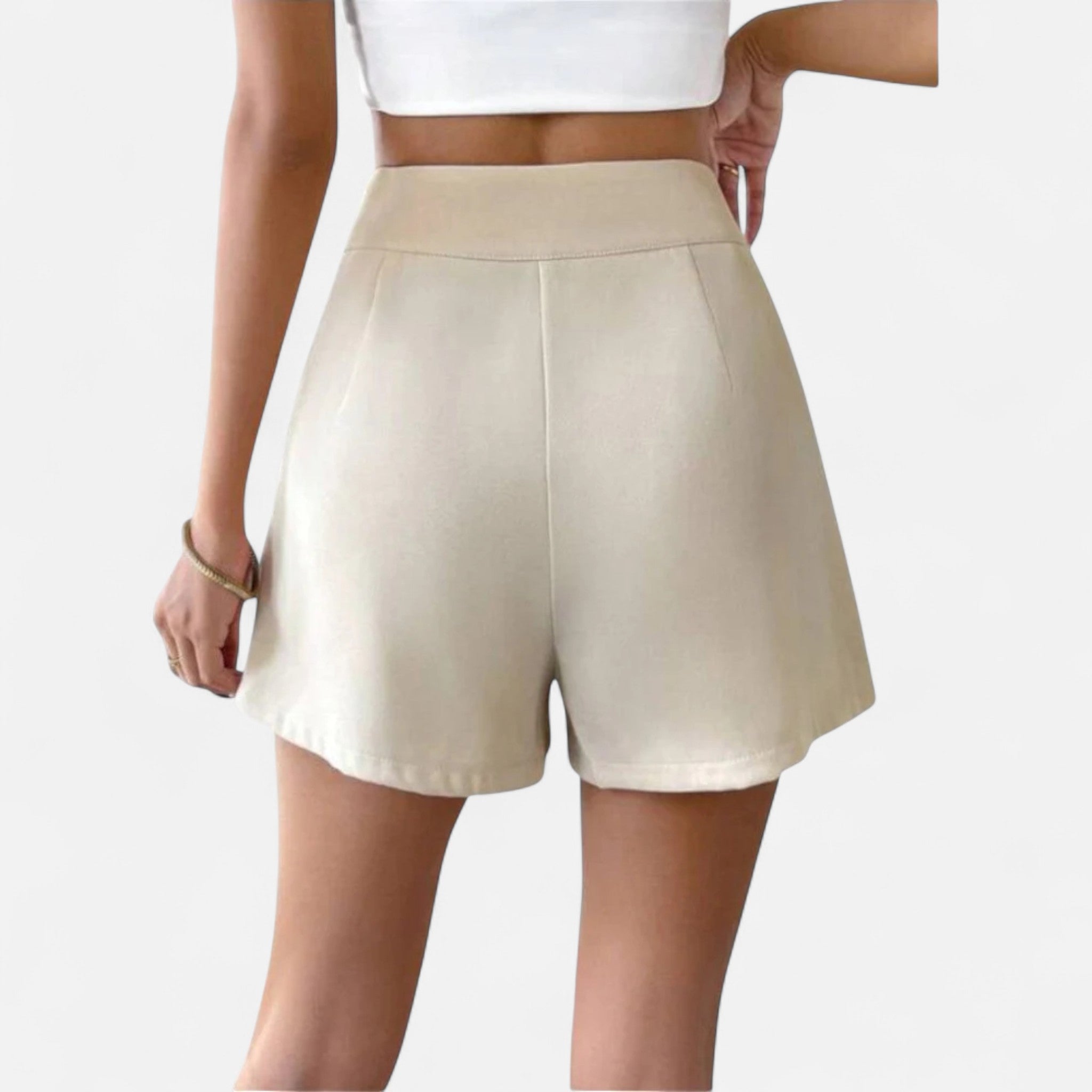 Valmonti | Women’s Tailored Shorts – High-Waist Elegance