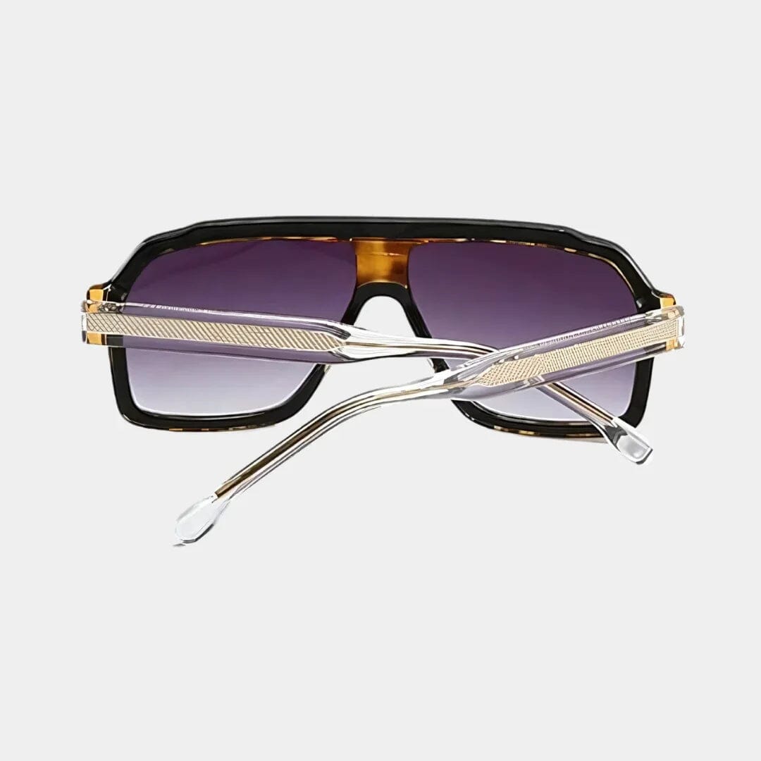 Oversizowe okulary przeciwsłoneczne aviator dla mężczyzn – okulary wyraziste z ochroną UV na letnie podróże