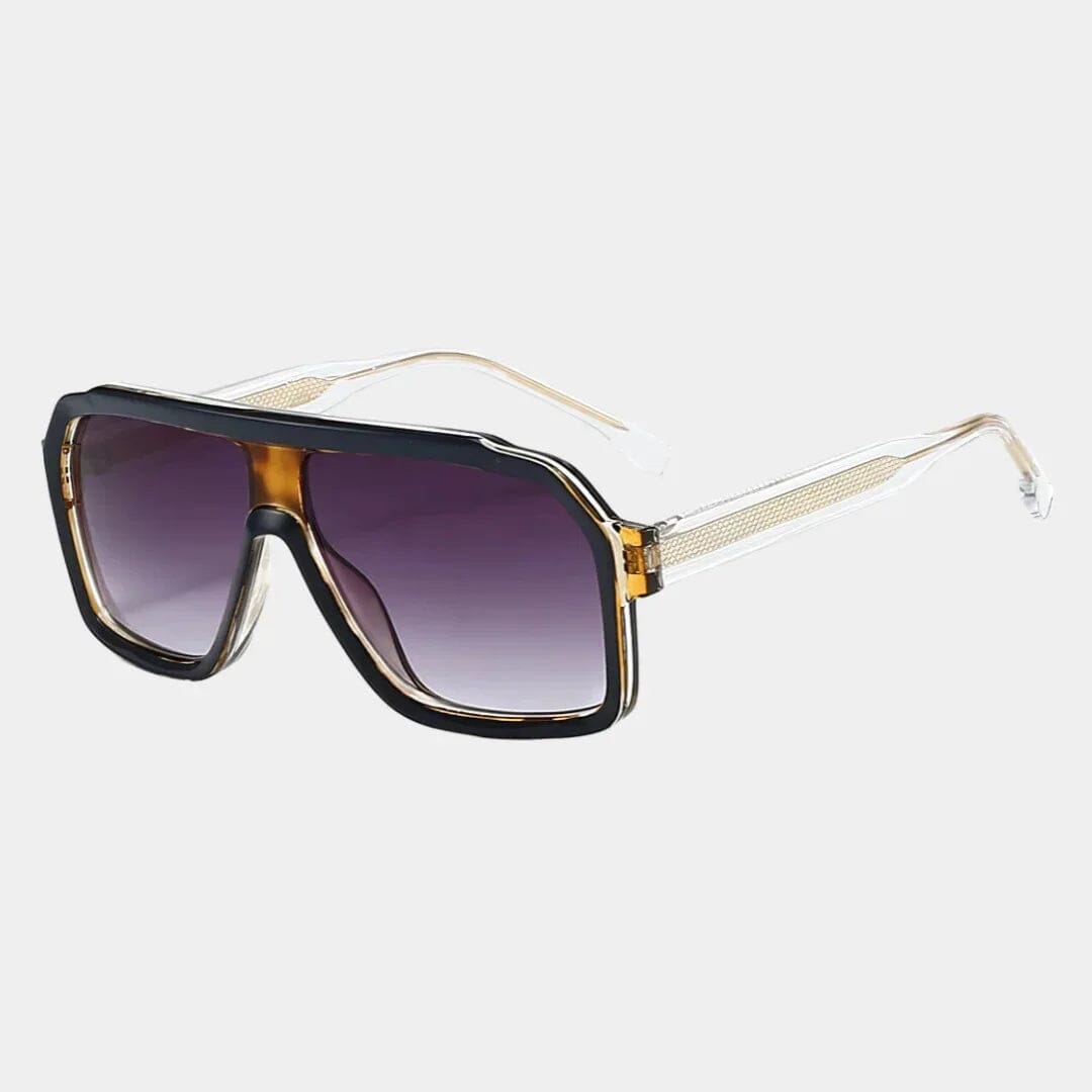 Oversizowe okulary przeciwsłoneczne aviator dla mężczyzn – okulary wyraziste z ochroną UV na letnie podróże