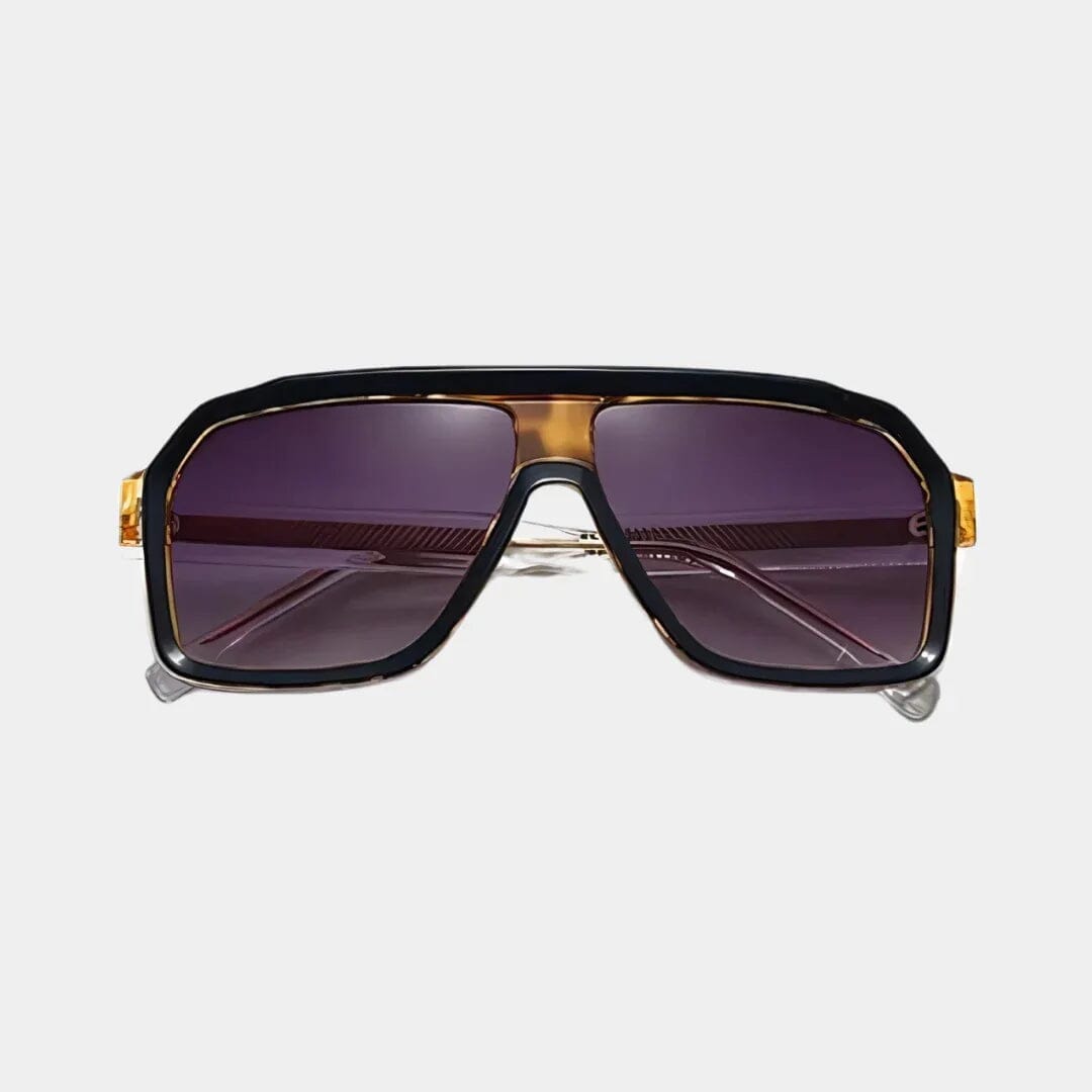 Oversizowe okulary przeciwsłoneczne aviator dla mężczyzn – okulary wyraziste z ochroną UV na letnie podróże