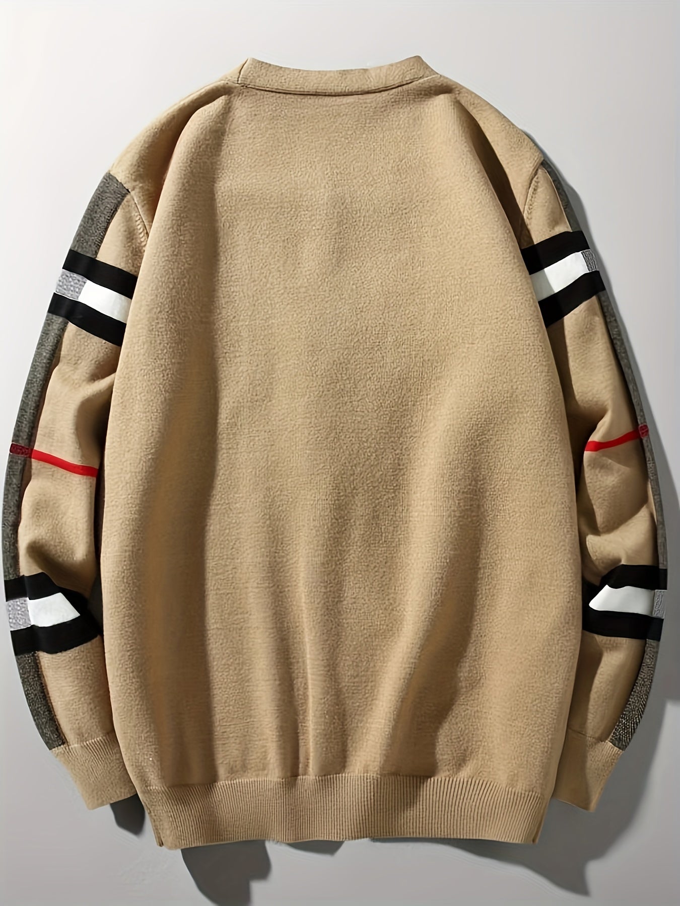 Cardigan Uomo in Lana con Bottoni – Maglia Artigianale a Vestibilità Regolare